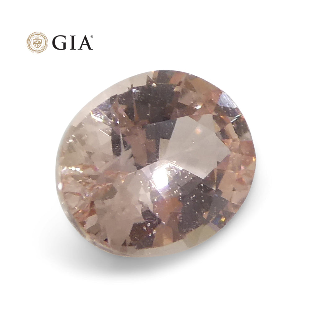 0.59ct Oval Pink Sapphire GIA Certified Madagascar - Skyjems Wholesale Gemstones