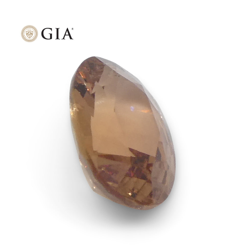 0.46ct Oval Pinkish Orange Padparadscha Sapphire GIA Certified Madagascar - Skyjems Wholesale Gemstones