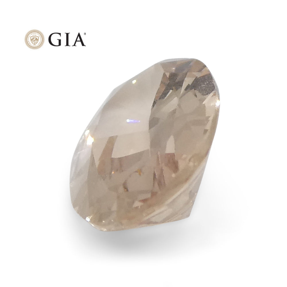 0.77ct Oval Orangy Pink Padparadscha Sapphire GIA Certified East Africa - Skyjems Wholesale Gemstones