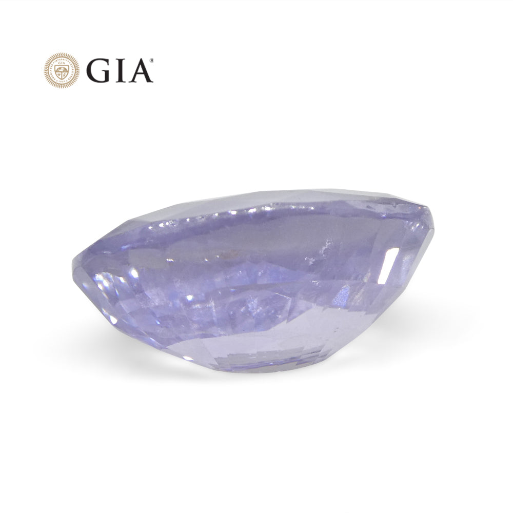 9.37ct Oval Violet to Pinkish Purple Sapphire GIA Certified Sri Lanka - Skyjems Wholesale Gemstones