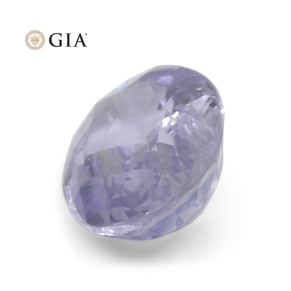 9.37ct Oval Violet to Pinkish Purple Sapphire GIA Certified Sri Lanka - Skyjems Wholesale Gemstones