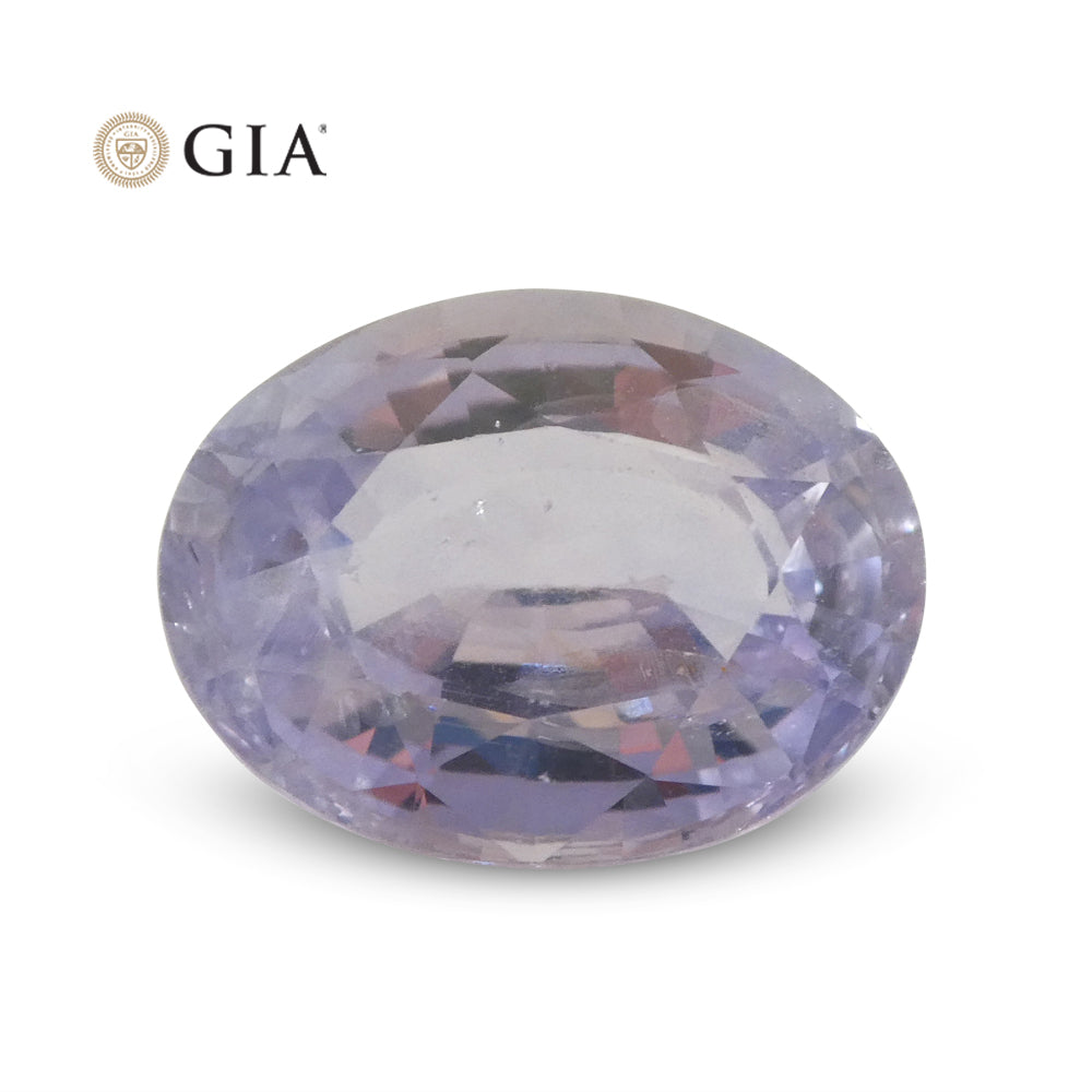 9.37ct Oval Violet to Pinkish Purple Sapphire GIA Certified Sri Lanka - Skyjems Wholesale Gemstones