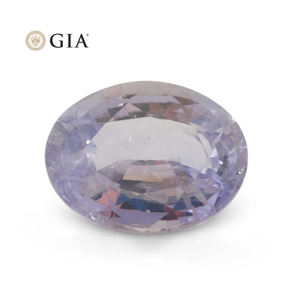 9.37ct Oval Violet to Pinkish Purple Sapphire GIA Certified Sri Lanka - Skyjems Wholesale Gemstones