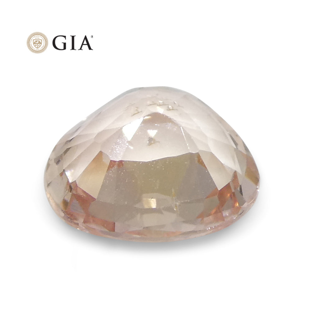 0.98ct Pear Pinkish Orange Padparadscha Sapphire GIA Certified Sri Lanka - Skyjems Wholesale Gemstones