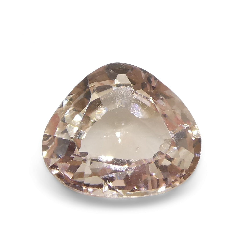 0.98ct Pear Pinkish Orange Padparadscha Sapphire GIA Certified Sri Lanka - Skyjems Wholesale Gemstones