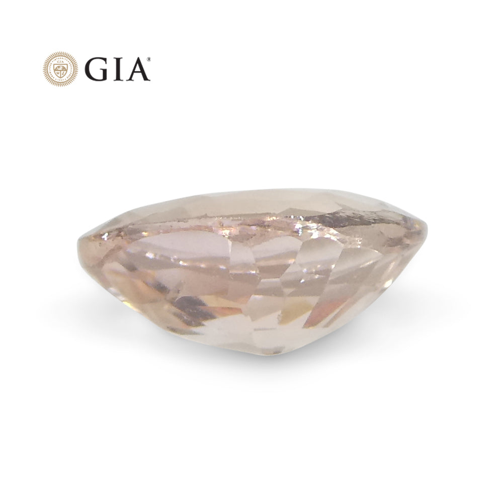 0.98ct Pear Pinkish Orange Padparadscha Sapphire GIA Certified Sri Lanka - Skyjems Wholesale Gemstones