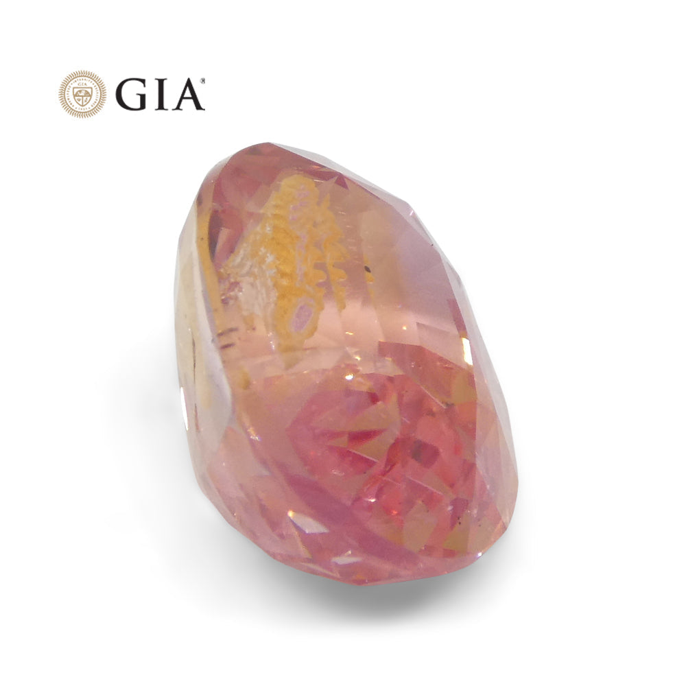 7.01ct Oval Pink-Orange Padparadscha Sapphire GIA Certified Sri Lanka - Skyjems Wholesale Gemstones