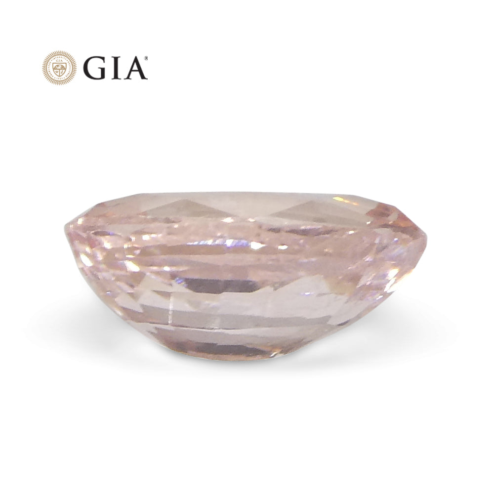 0.88ct Oval Orangy Pink Padparadscha Sapphire GIA Certified Sri Lanka - Skyjems Wholesale Gemstones