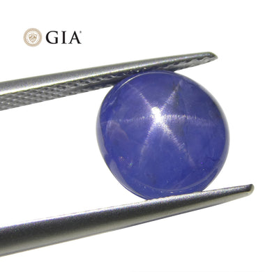 Star Sapphire 5.84 cts 9.99 x 9.23 x 5.76 mm Oval Blue
Phenomenon: Displaying Asterism  $9600