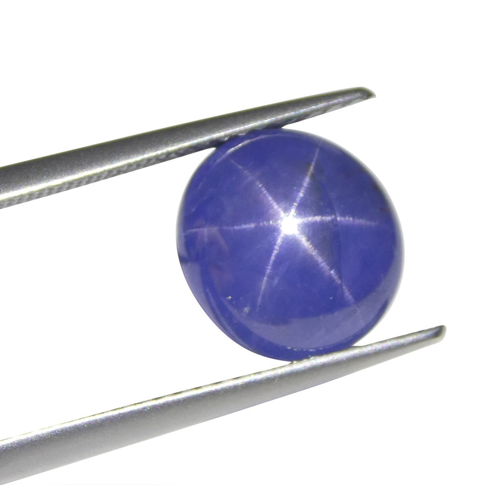 5.84ct Oval Blue Star Sapphire GIA Certified Burma (Myanmar) - Skyjems Wholesale Gemstones