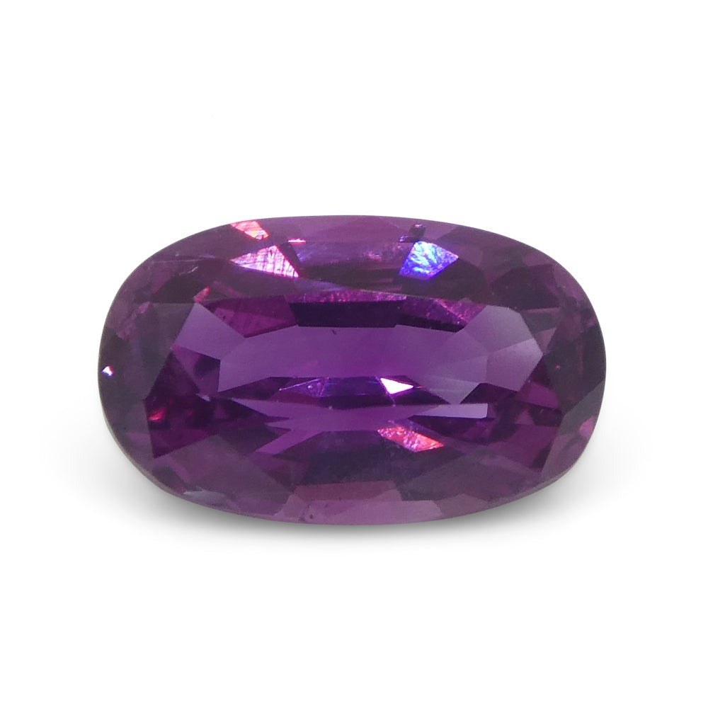 1.75ct Oval Pink-Purple Sapphire GIA Certified Pakistan / Kashmir - Skyjems Wholesale Gemstones