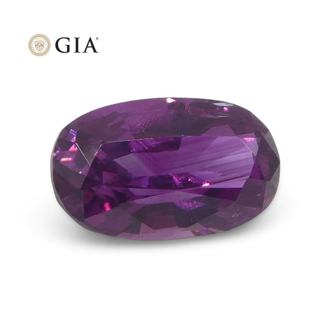 1.75ct Oval Pink-Purple Sapphire GIA Certified Pakistan / Kashmir