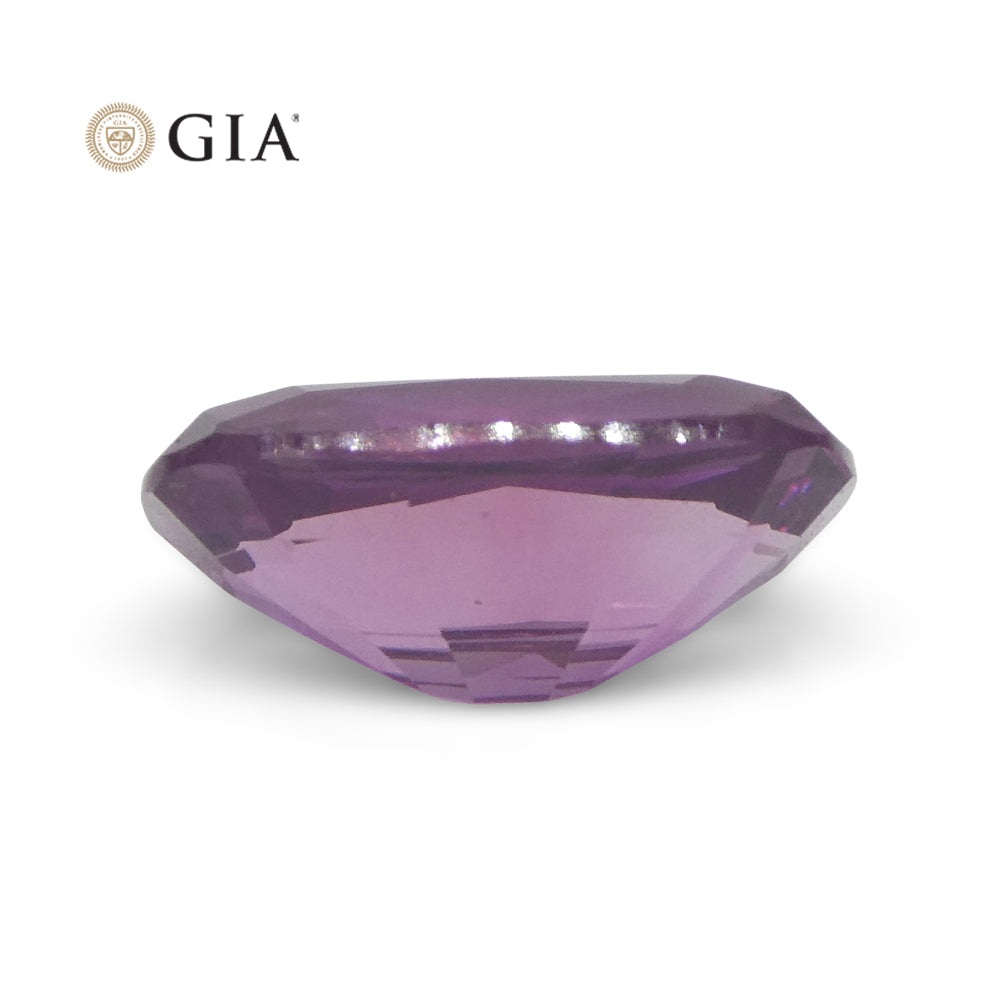 1.75ct Oval Pink-Purple Sapphire GIA Certified Pakistan / Kashmir - Skyjems Wholesale Gemstones