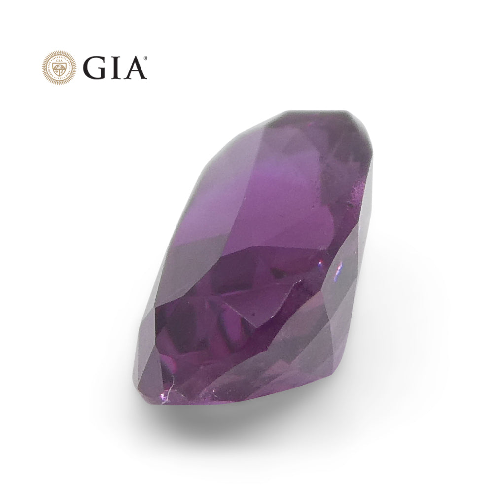 1.75ct Oval Pink-Purple Sapphire GIA Certified Pakistan / Kashmir - Skyjems Wholesale Gemstones