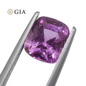 Sapphire 1.73 cts 6.57 x 5.67 x 4.74 mm Cushion Purple-Pink  $1600