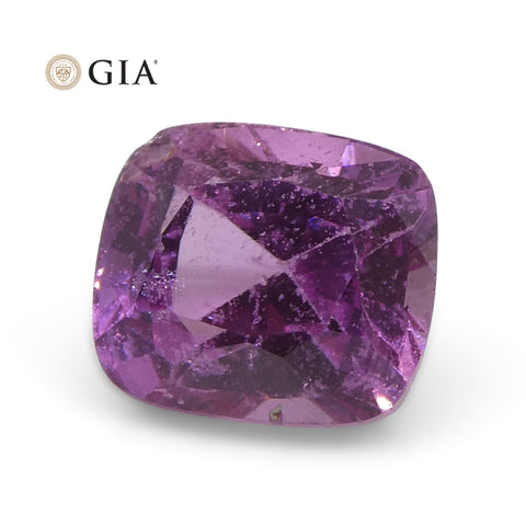1.73ct Cushion Purple-Pink Sapphire GIA Certified Madagascar