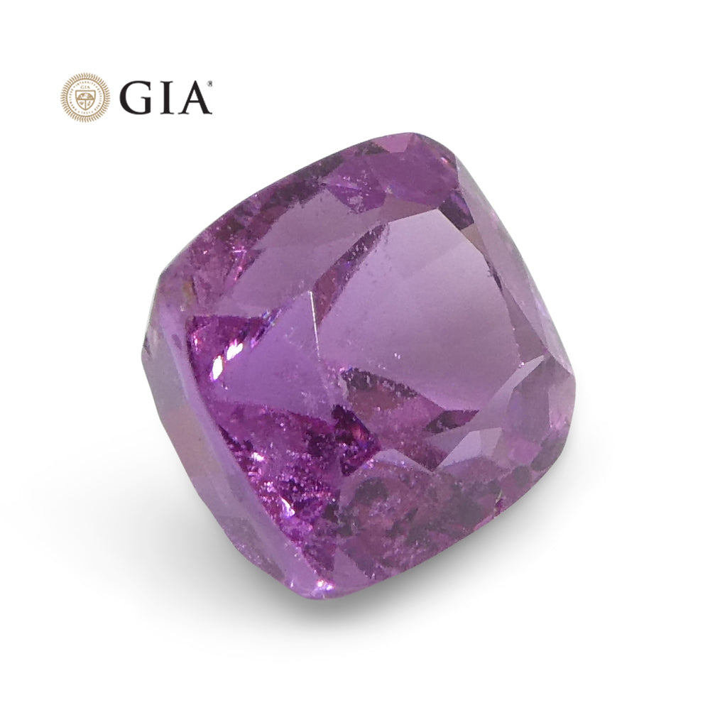 1.73ct Cushion Purple-Pink Sapphire GIA Certified Madagascar - Skyjems Wholesale Gemstones