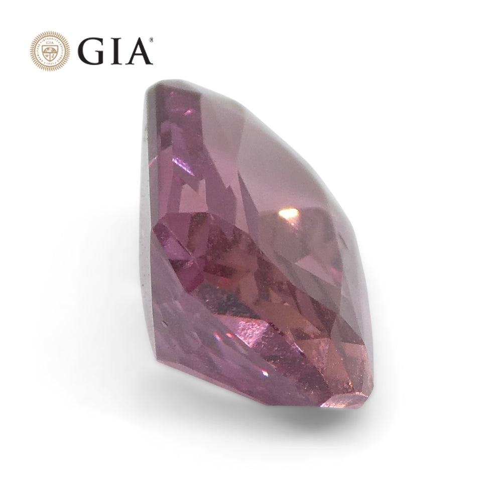 2.15ct Octagonal Purplish Pink Sapphire GIA Certified Madagascar - Skyjems Wholesale Gemstones