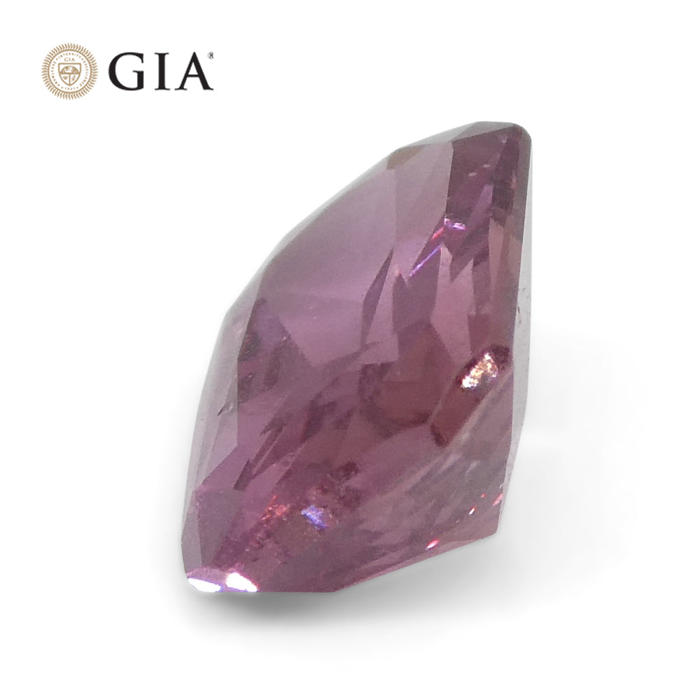 2.15ct Octagonal Purplish Pink Sapphire GIA Certified Madagascar - Skyjems Wholesale Gemstones