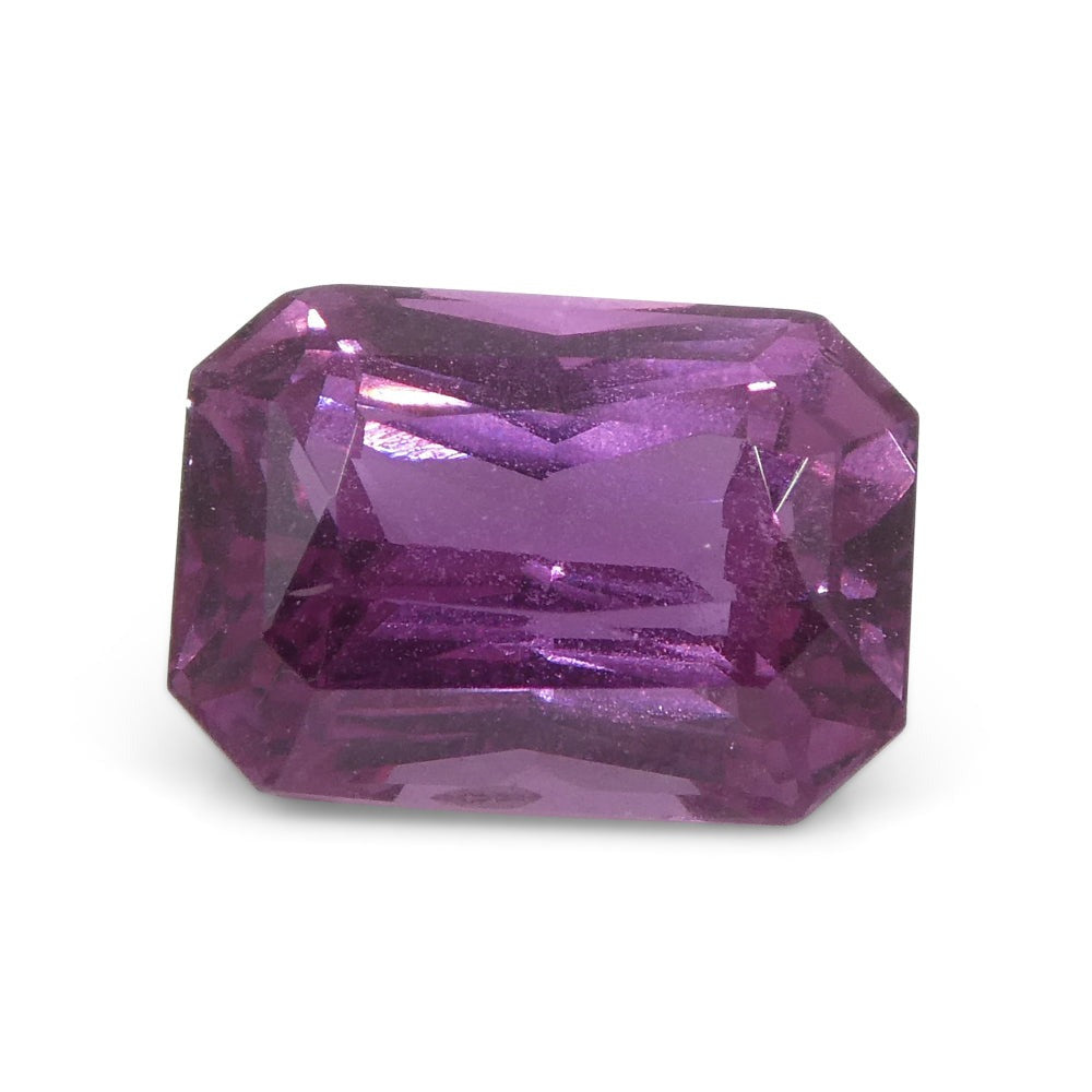 2.16ct Octagonal Purple-Pink Sapphire GIA Certified Madagascar - Skyjems Wholesale Gemstones