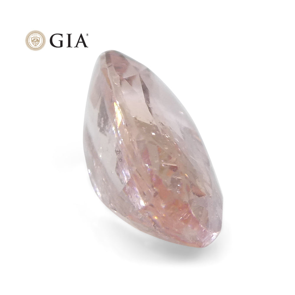 1.17ct Oval Orangy Pink Padparadscha Sapphire GIA Certified Madagascar Unheated - Skyjems Wholesale Gemstones