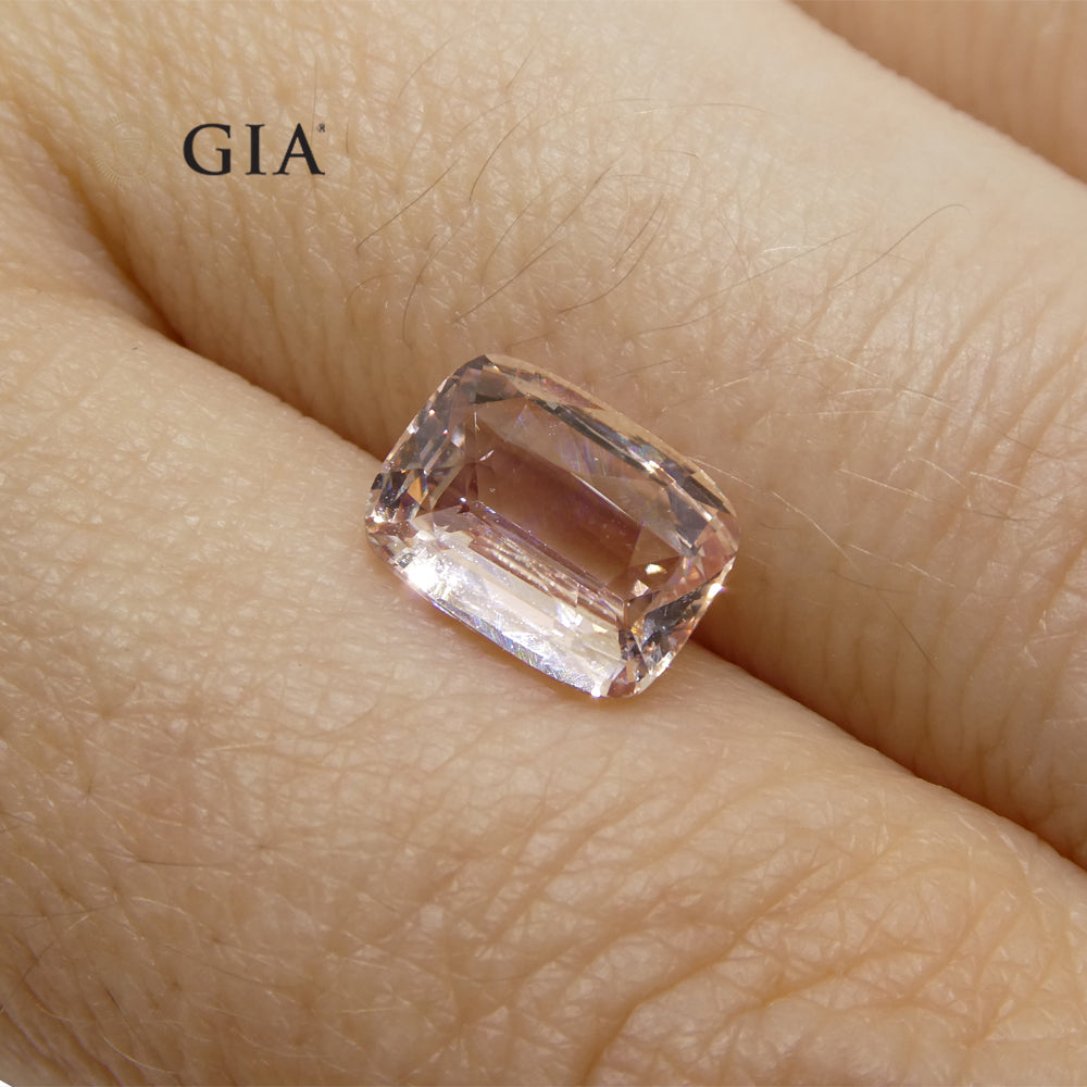 2.13ct Cushion Pink Sapphire GIA Certified Madagascar Unheated - Skyjems Wholesale Gemstones