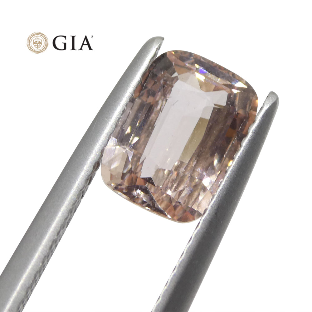 2.13ct Cushion Pink Sapphire GIA Certified Madagascar Unheated - Skyjems Wholesale Gemstones