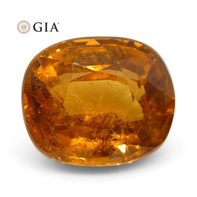 2.23ct Vivid Fanta Orange Spessartine/Spessartite Garnet Cushion, GIA Certified - Skyjems Wholesale Gemstones