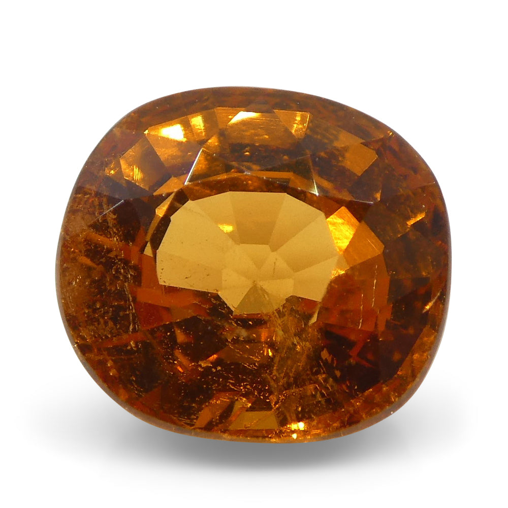 1.97 ct Fanta Orange Spessartine/Spessartite Garnet Cushion, GIA Certified - Skyjems Wholesale Gemstones