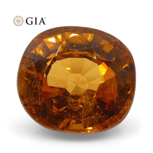 1.97 ct Fanta Orange Spessartine/Spessartite Garnet Cushion, GIA Certified - Skyjems Wholesale Gemstones