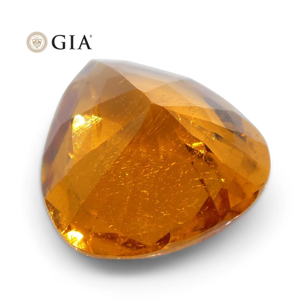 1.67ct Vivid Fanta Orange Spessartine/Spessartite Garnet Pear, GIA Certified - Skyjems Wholesale Gemstones