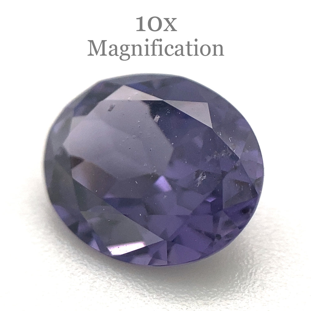 1.98ct Natural Purple Oval Spinel, GIA Certified Unheated Gemstone from SkyJems Canadian Gem Experts