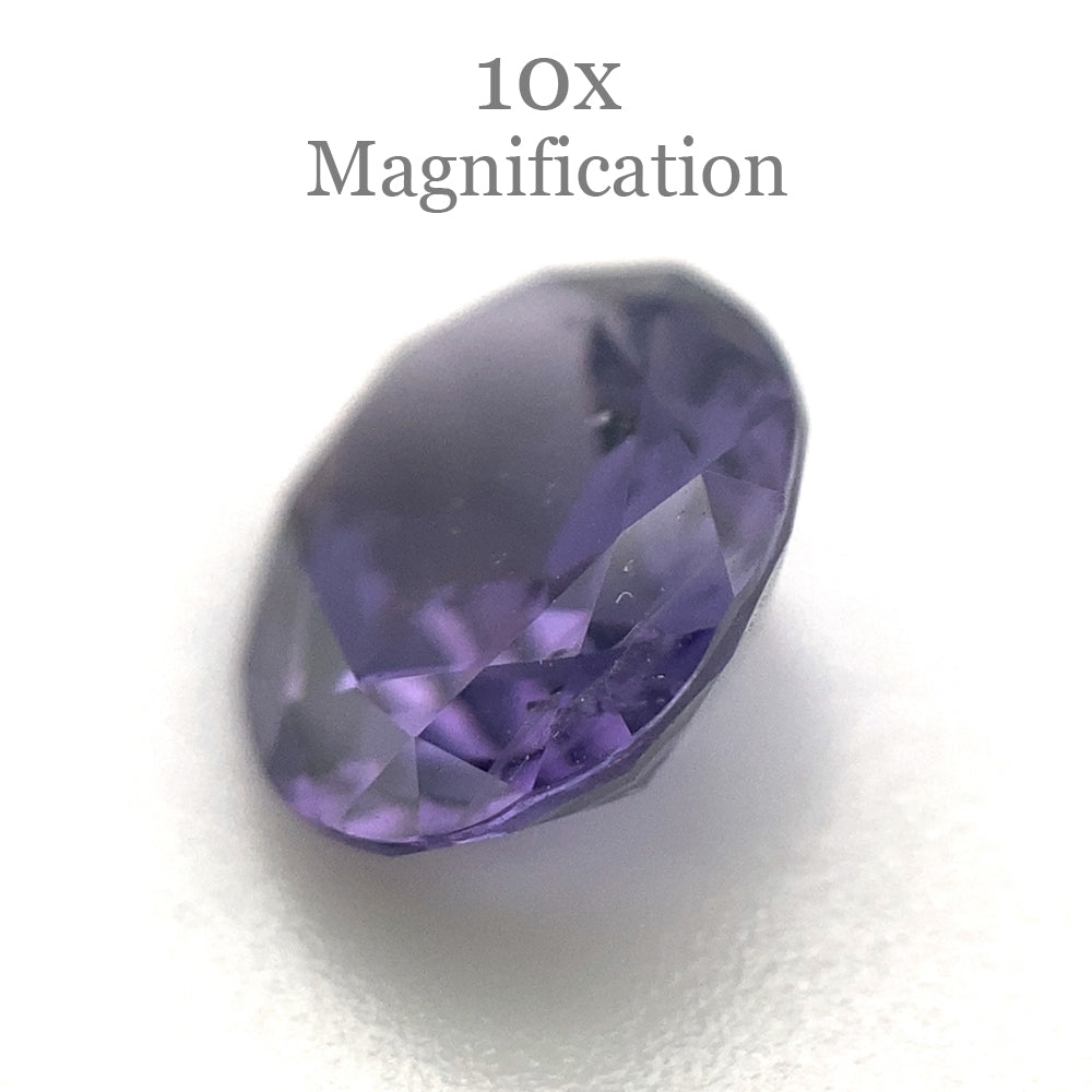 1.98ct Natural Purple Oval Spinel, GIA Certified Unheated Gemstone from SkyJems Canadian Gem Specialists