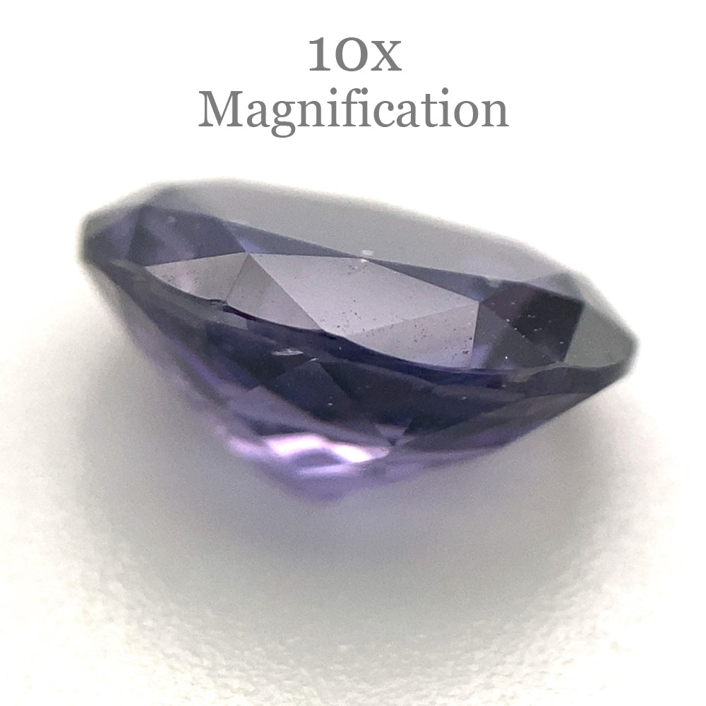 1.98ct Natural Purple Oval Spinel, GIA Certified Unheated Gemstone from SkyJems Canadian Gem Experts