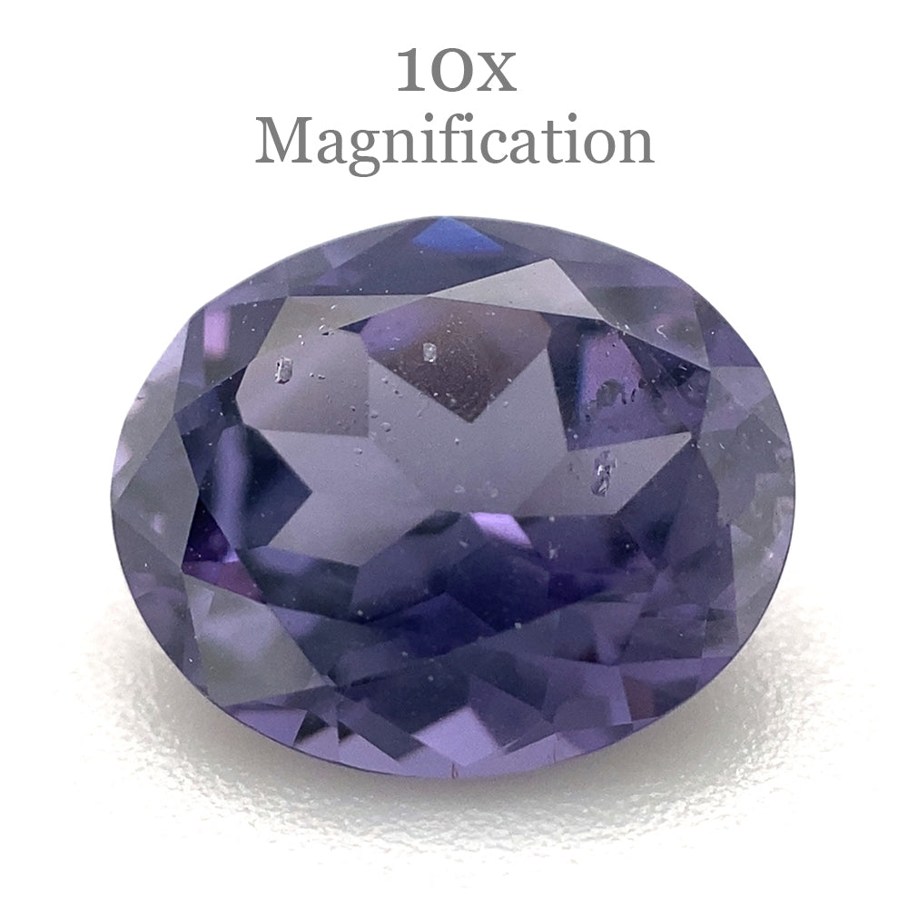 1.98ct Natural Purple Oval Spinel, GIA Certified Unheated Gemstone from SkyJems Canadian Gem Experts