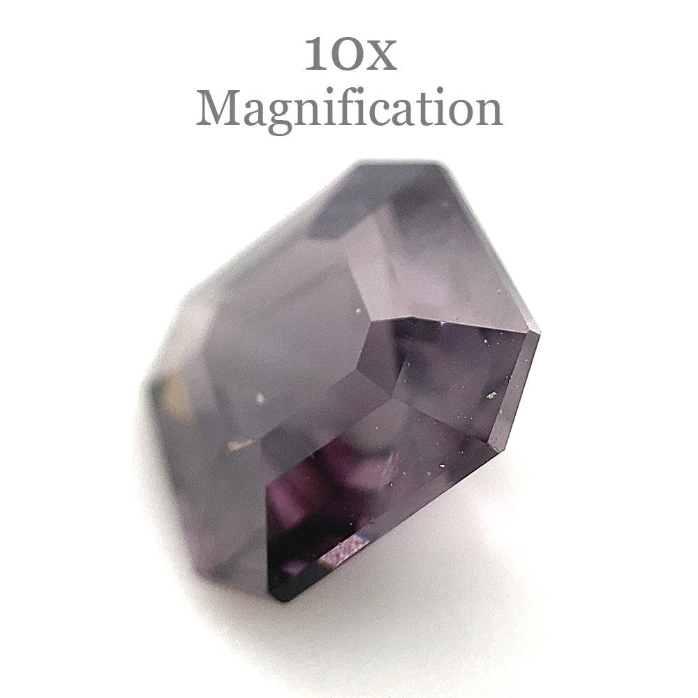 4.88ct Octagonal/Emerald Cut Purple Spinel GIA Certified Unheated - Skyjems Wholesale Gemstones