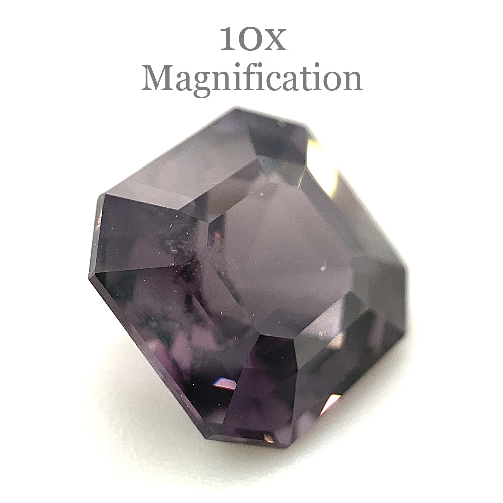 4.88ct Octagonal/Emerald Cut Purple Spinel GIA Certified Unheated - Skyjems Wholesale Gemstones