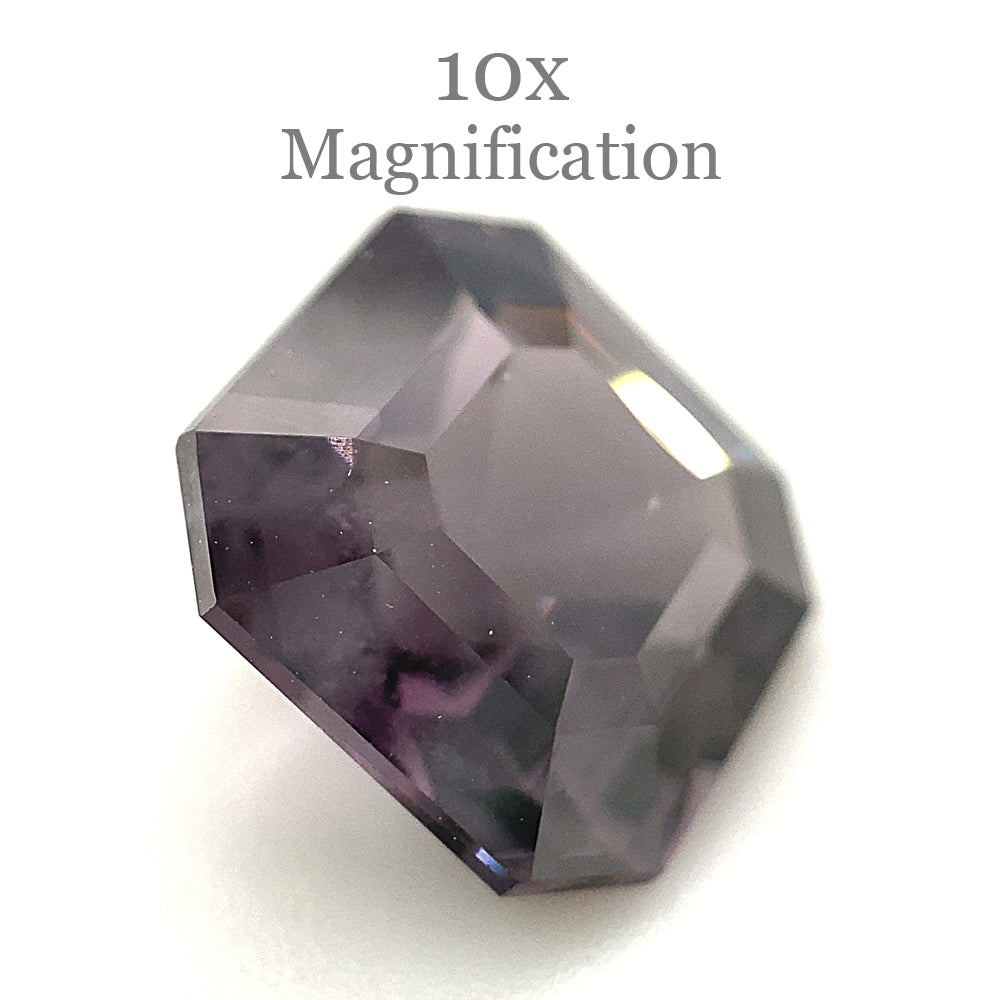 4.88ct Octagonal/Emerald Cut Purple Spinel GIA Certified Unheated - Skyjems Wholesale Gemstones