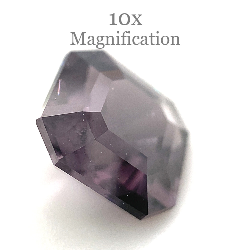 4.88ct Octagonal/Emerald Cut Purple Spinel GIA Certified Unheated - Skyjems Wholesale Gemstones