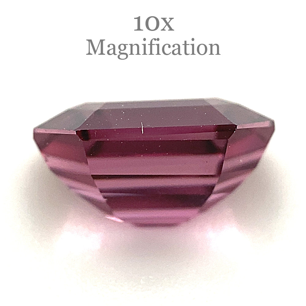 2.5ct Octagonal/Emerald Cut Pink-Purple Spinel GIA Certified Unheated - Skyjems Wholesale Gemstones