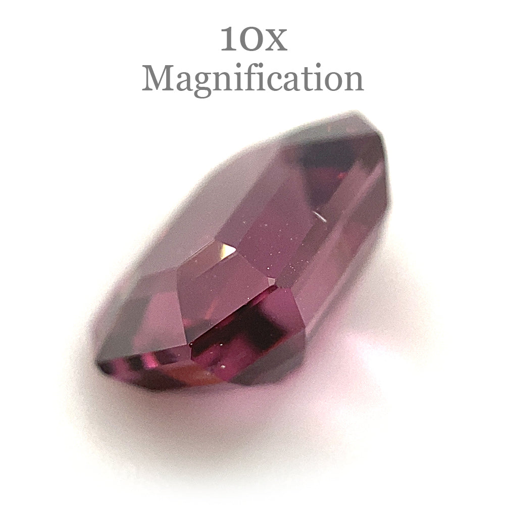 2.5ct Octagonal/Emerald Cut Pink-Purple Spinel GIA Certified Unheated - Skyjems Wholesale Gemstones