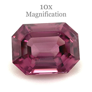 2.5ct Octagonal/Emerald Cut Pink-Purple Spinel GIA Certified Unheated - Skyjems Wholesale Gemstones