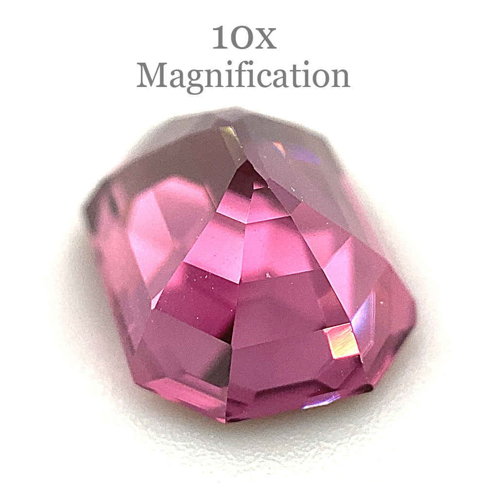 2.5ct Octagonal/Emerald Cut Pink-Purple Spinel GIA Certified Unheated - Skyjems Wholesale Gemstones