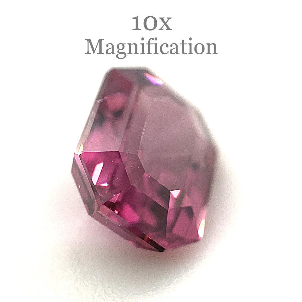 2.5ct Octagonal/Emerald Cut Pink-Purple Spinel GIA Certified Unheated - Skyjems Wholesale Gemstones