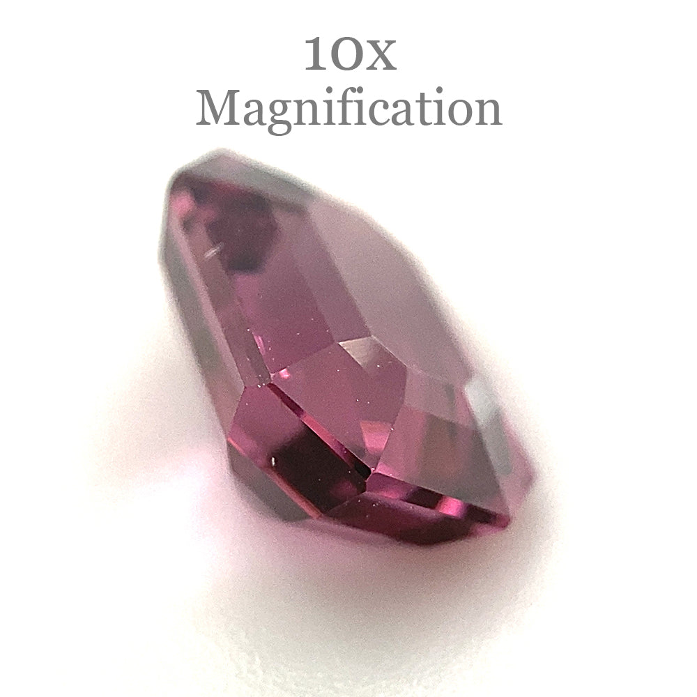 2.5ct Octagonal/Emerald Cut Pink-Purple Spinel GIA Certified Unheated - Skyjems Wholesale Gemstones