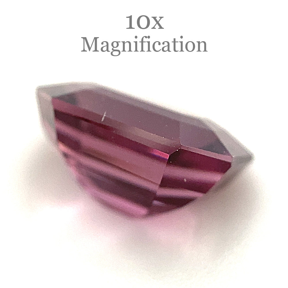 2.5ct Octagonal/Emerald Cut Pink-Purple Spinel GIA Certified Unheated - Skyjems Wholesale Gemstones