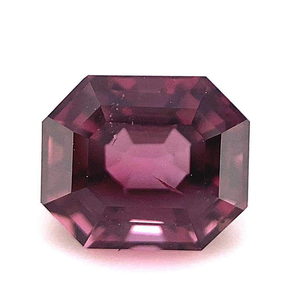 2.3ct Octagonal/Emerald Cut Purplish Pink Spinel GIA Certified Unheated - Skyjems Wholesale Gemstones