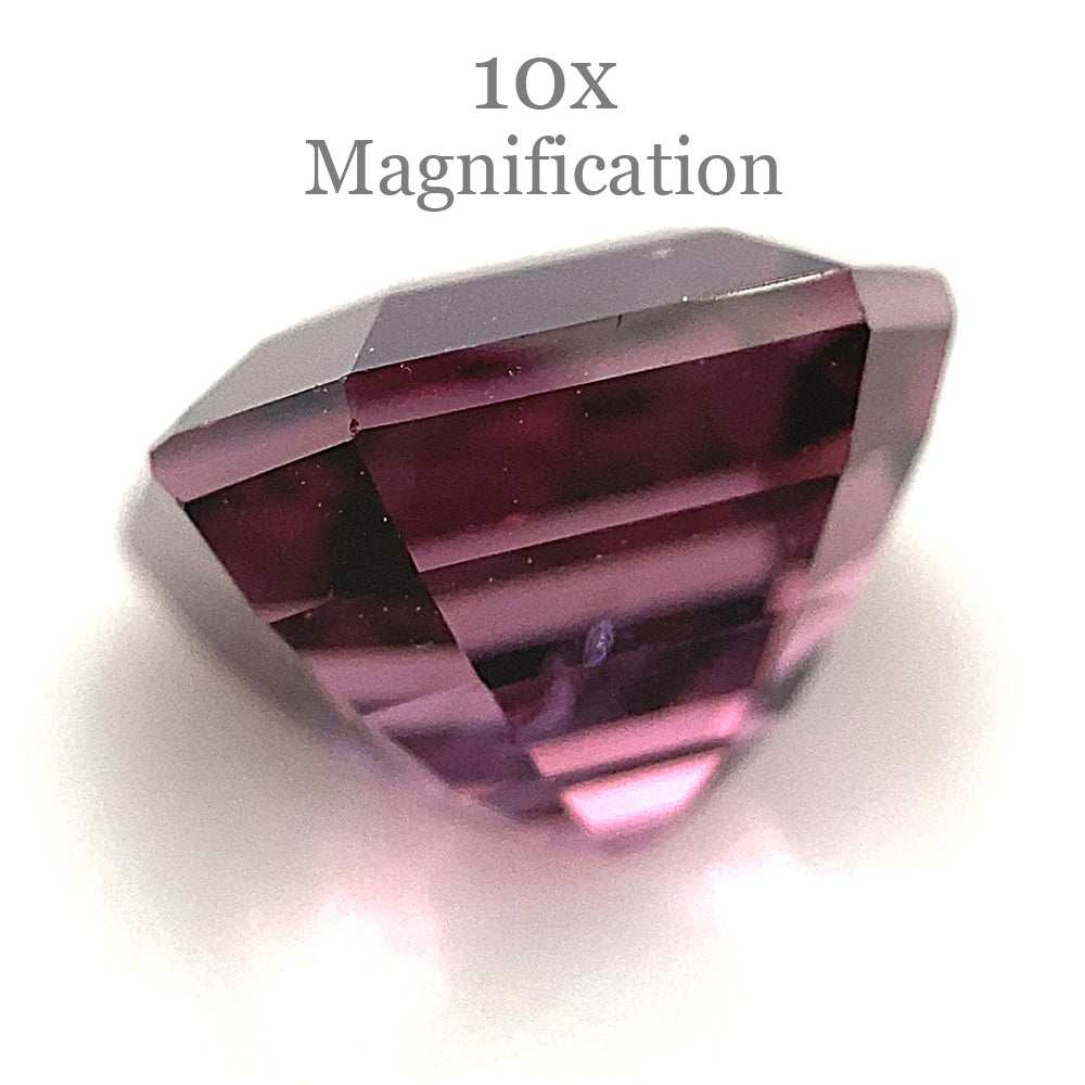 2.95ct Octagonal/Emerald Cut Pink-Purple Spinel GIA Certified Unheated - Skyjems Wholesale Gemstones