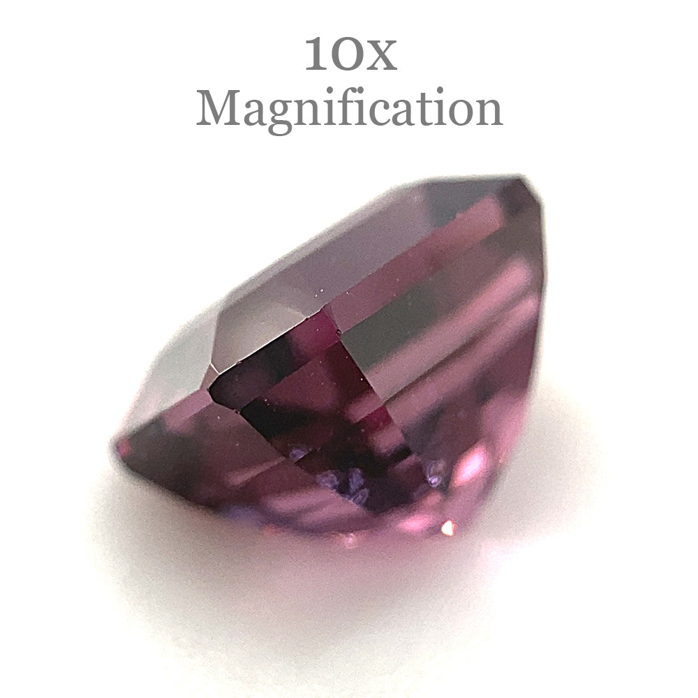 2.95ct Octagonal/Emerald Cut Pink-Purple Spinel GIA Certified Unheated - Skyjems Wholesale Gemstones