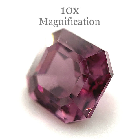 2.95ct Octagonal/Emerald Cut Pink-Purple Spinel GIA Certified Unheated